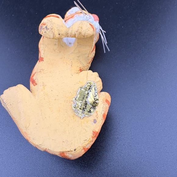Vintage Land And Sea Collectibles Nature Series Tabby Cat Plant Pot Hanger 3" - Picture 5 of 6